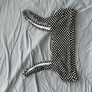 Black and White Polka Dot Top
